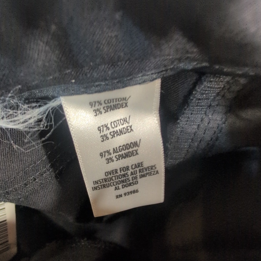 Casual Corner‎ Stretch Black Straight Leg Dress Pants Women Size 4 - Picture 4 of 5